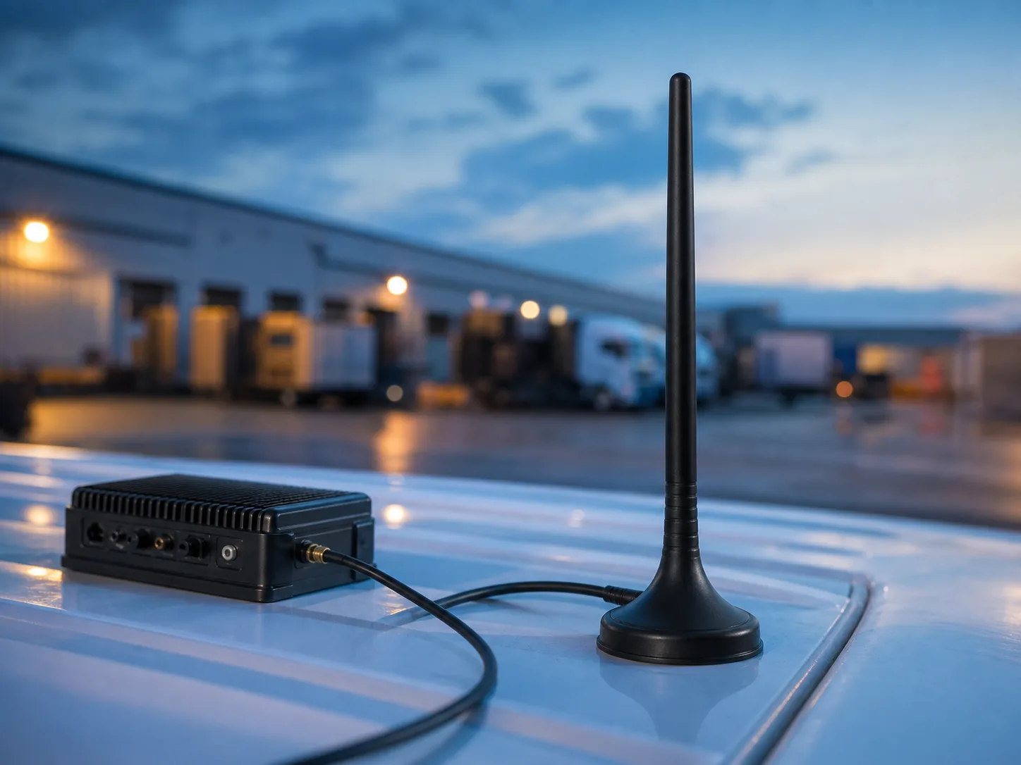 5G magnetic-mount antenna for a connected vehicle or gateway